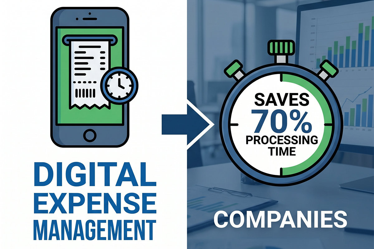 How Digital Expense Management Can Save 70% Processing Time for Companies